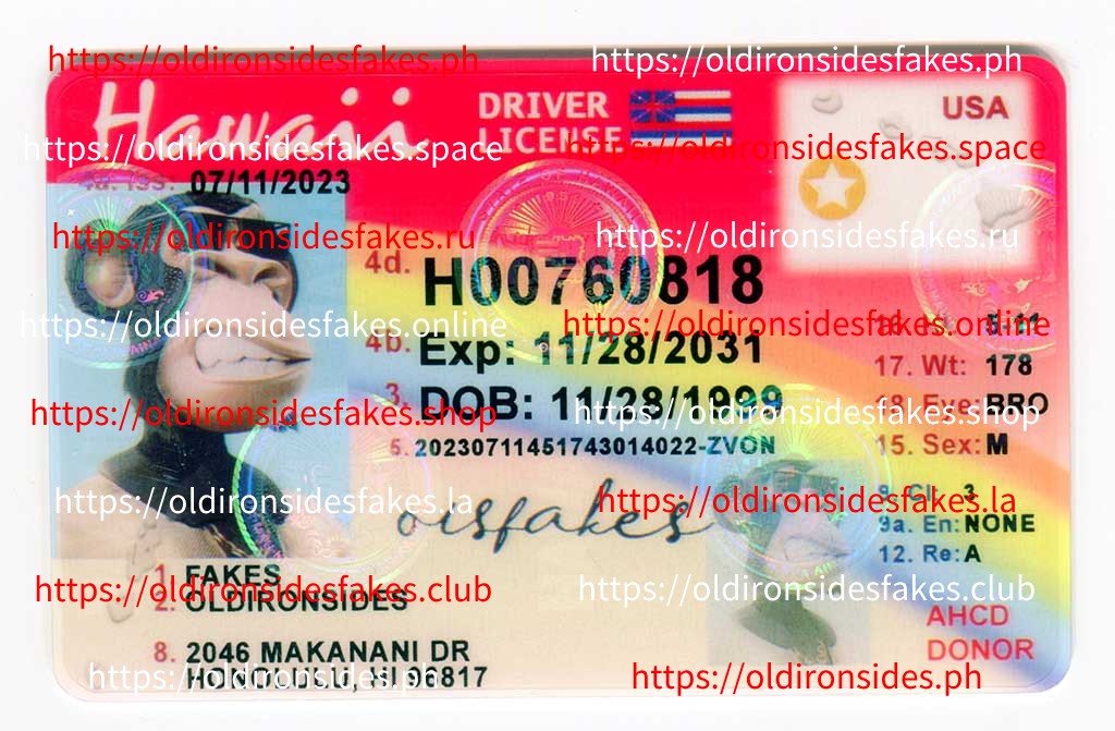 Hawaii driver license hi oldironsidesfakes best fast fake id